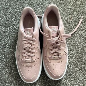 pink nike air force ones